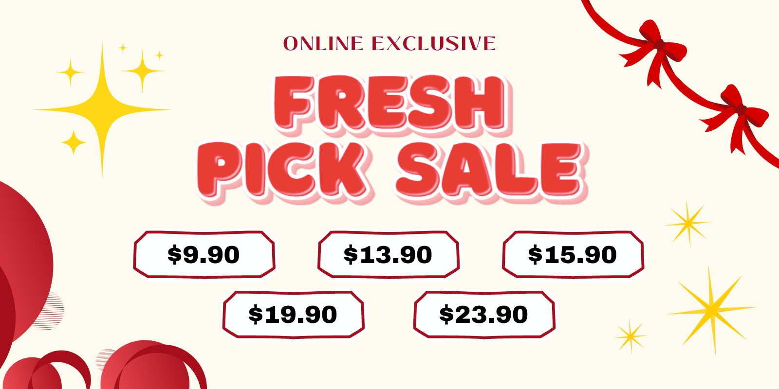 🔖Fresh Pick Sale