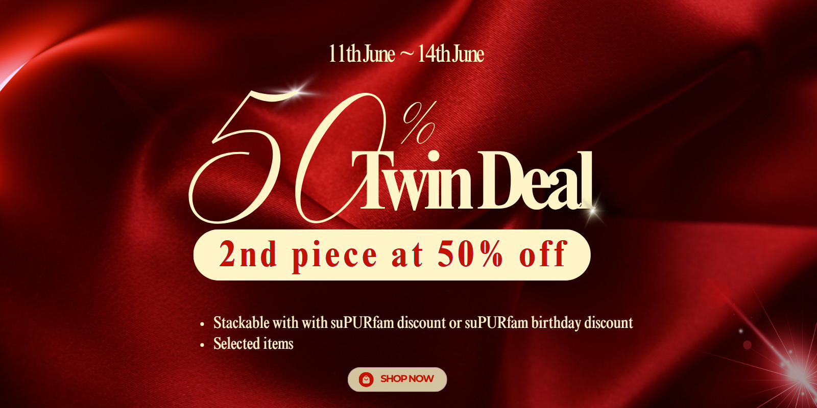 👯‍♀️Twin Deal -  50% Off 