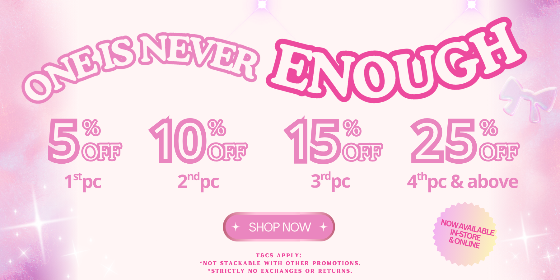 16/10 One is never enough