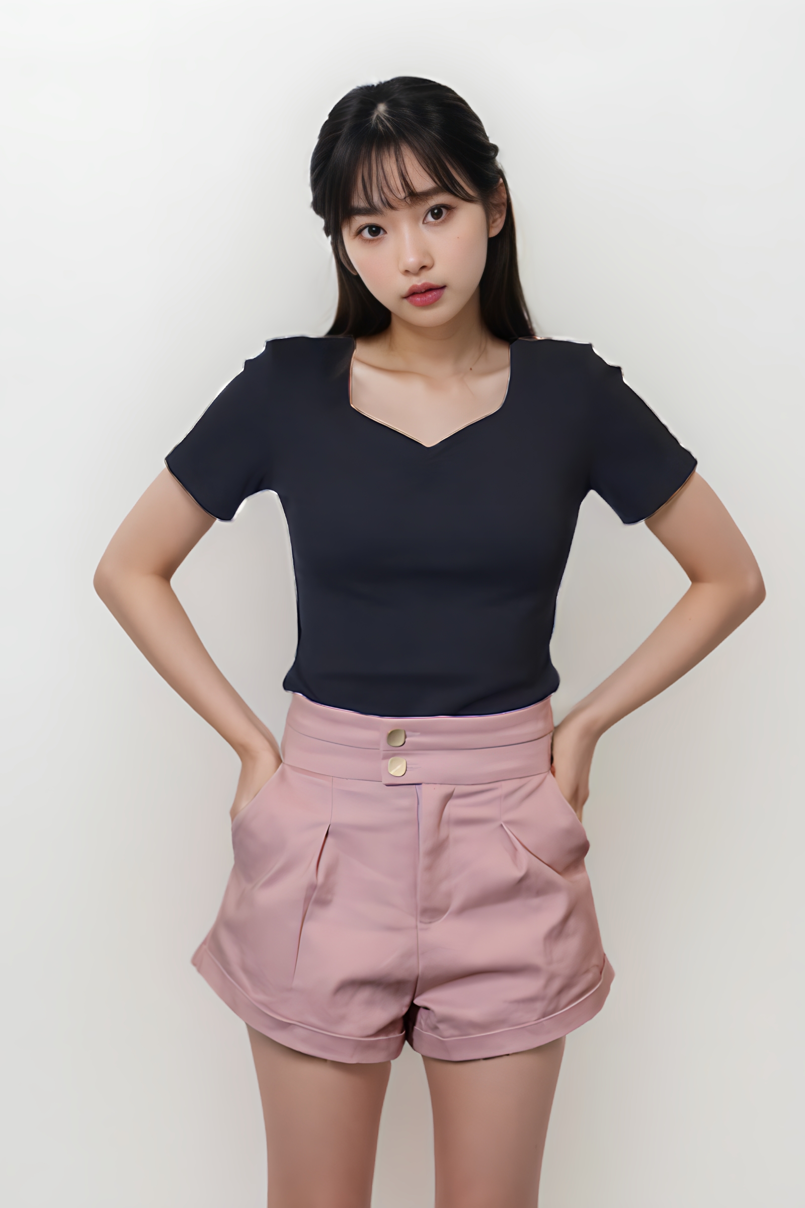 [RESTOCK] Essential V2 Sweetheart Knit Top Black