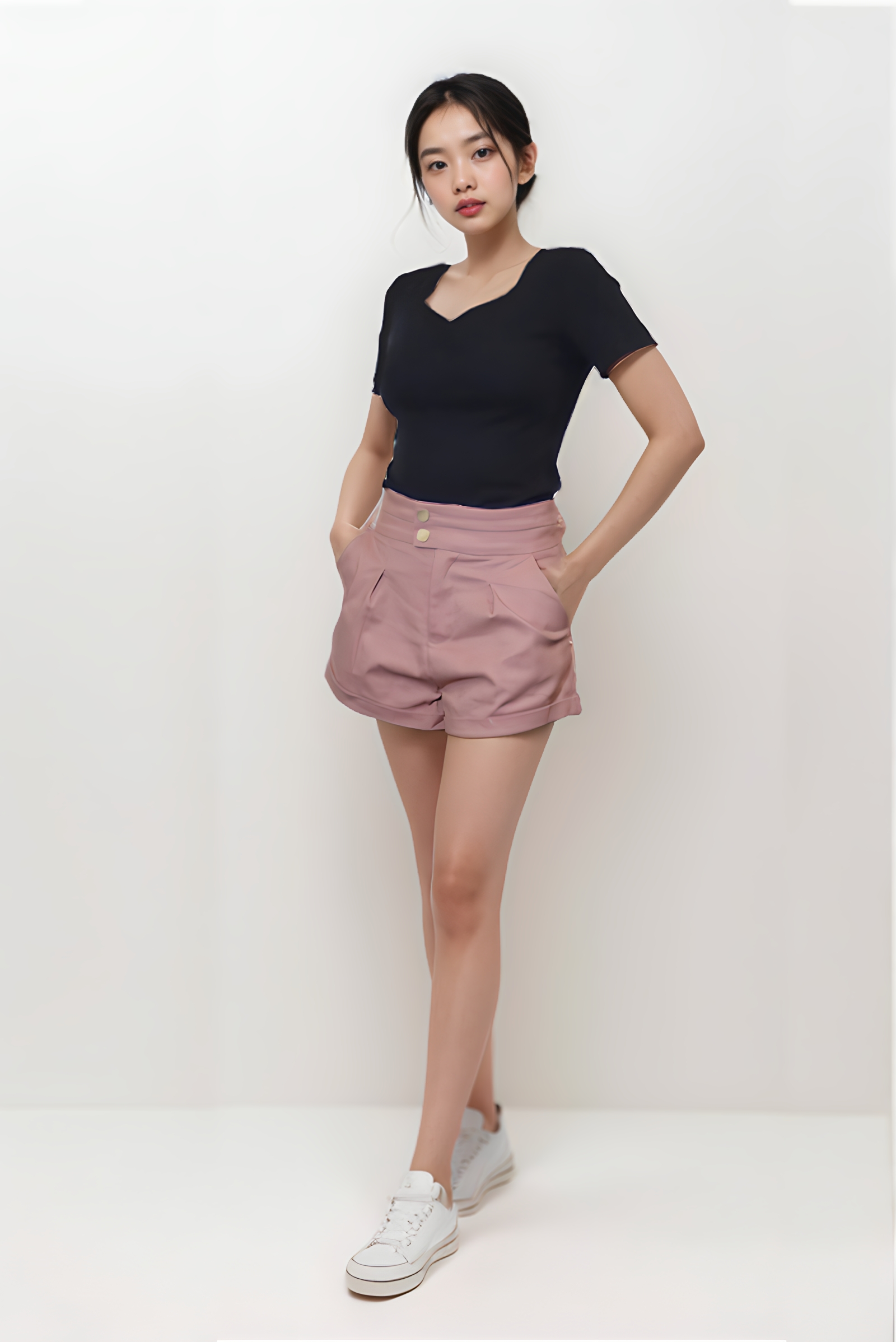 [RESTOCK] Essential V2 Sweetheart Knit Top Black