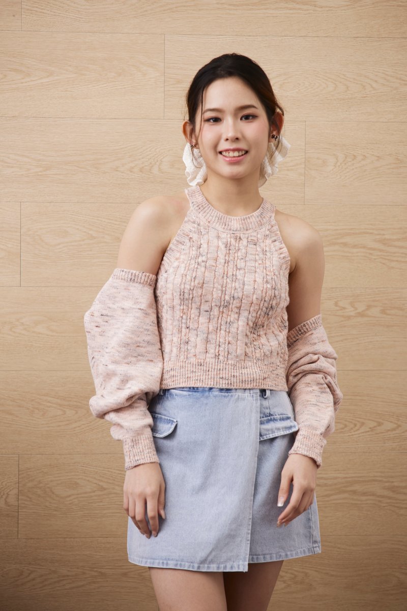 Mia Co-Ord Knit Set Blush