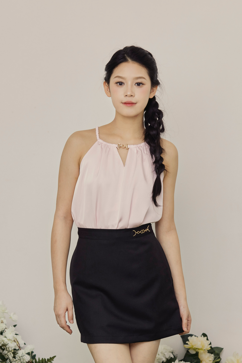 Livia A-Line Skort Black