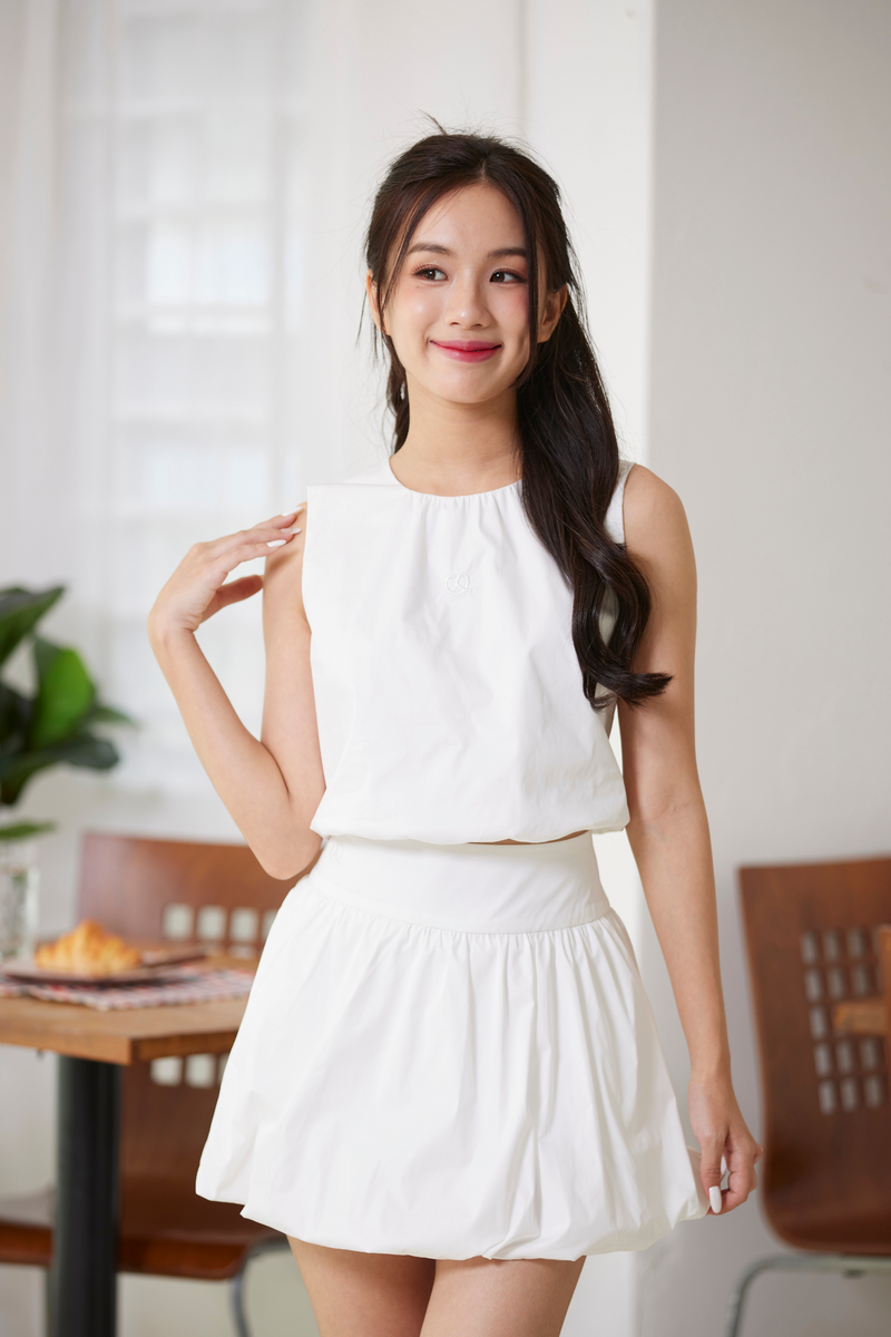 [Backorder] Elsa Bubble Top Ivory