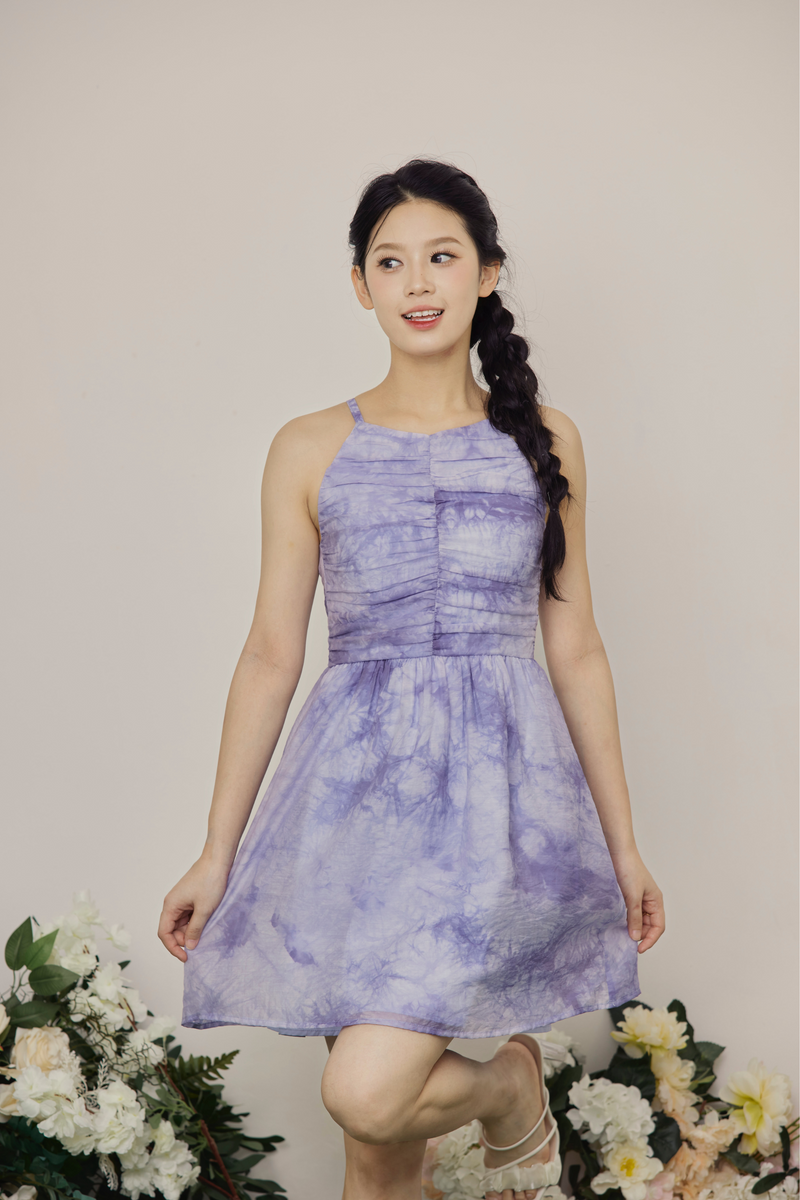 Dreamy Tie-Dye Dress Lilac