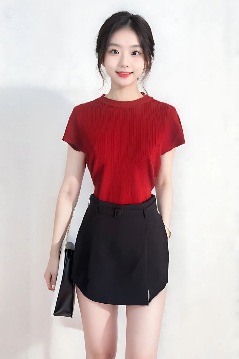 [BACKORDER] Skylar Knit Top Wine