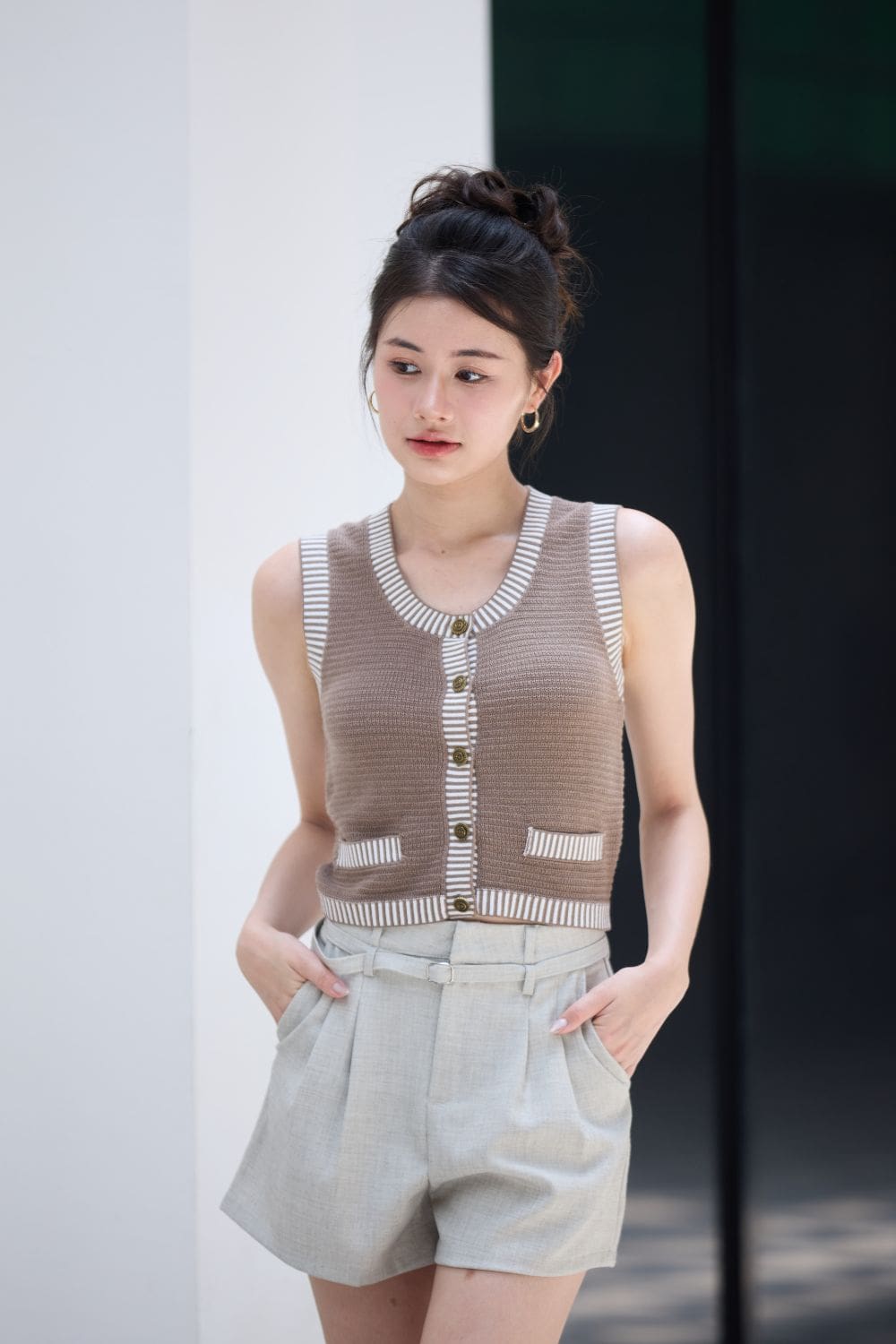 Theodora Shorts Cream