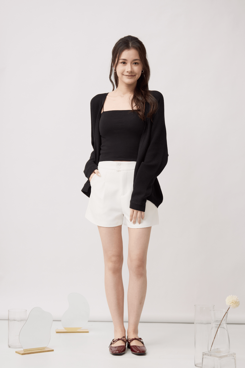 Eloise Oversized Knit Cardigan Black