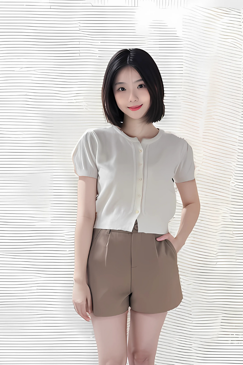 Lynette Knit Top Ivory