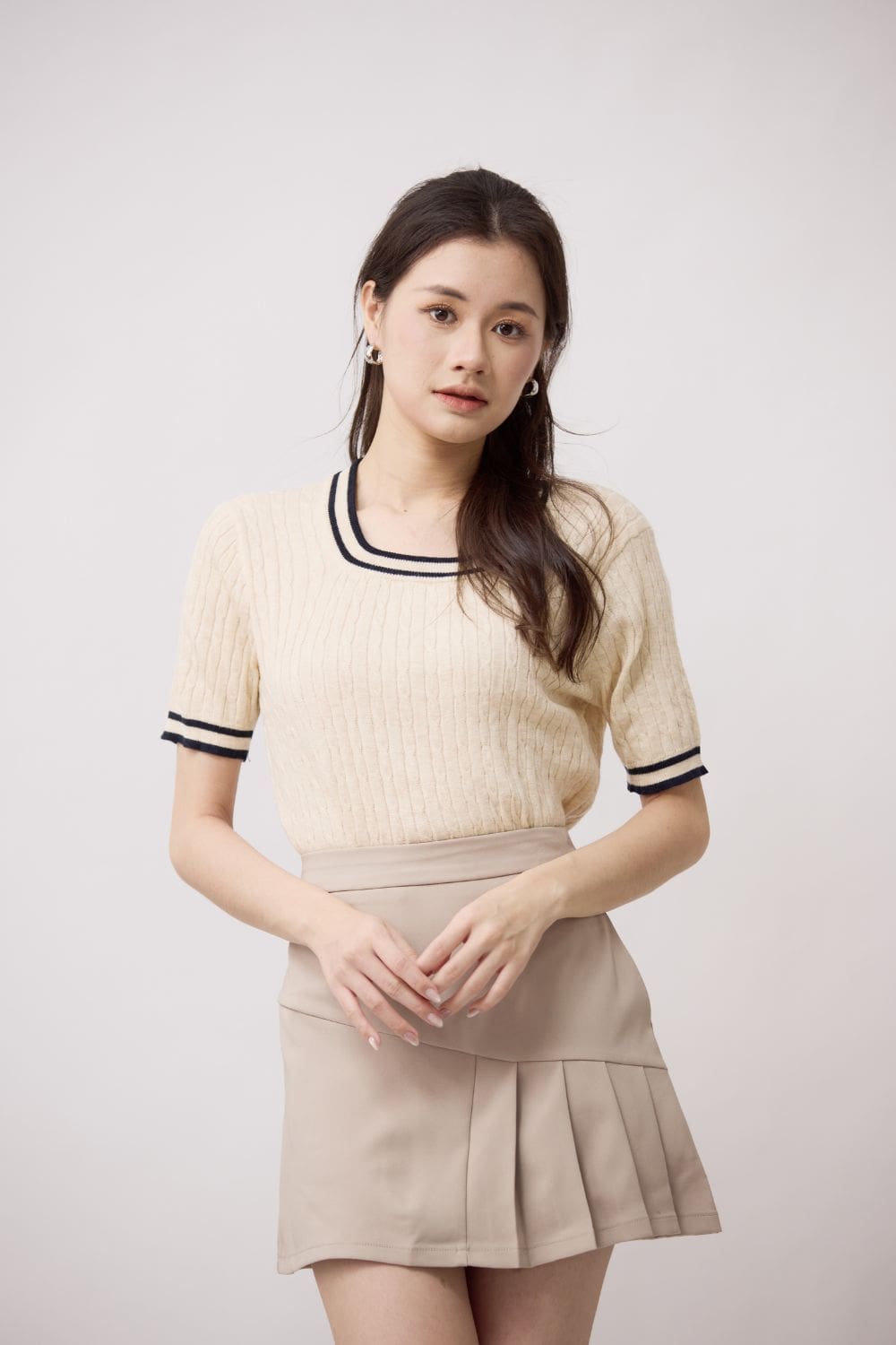 Vivara Pleated Skort Khaki