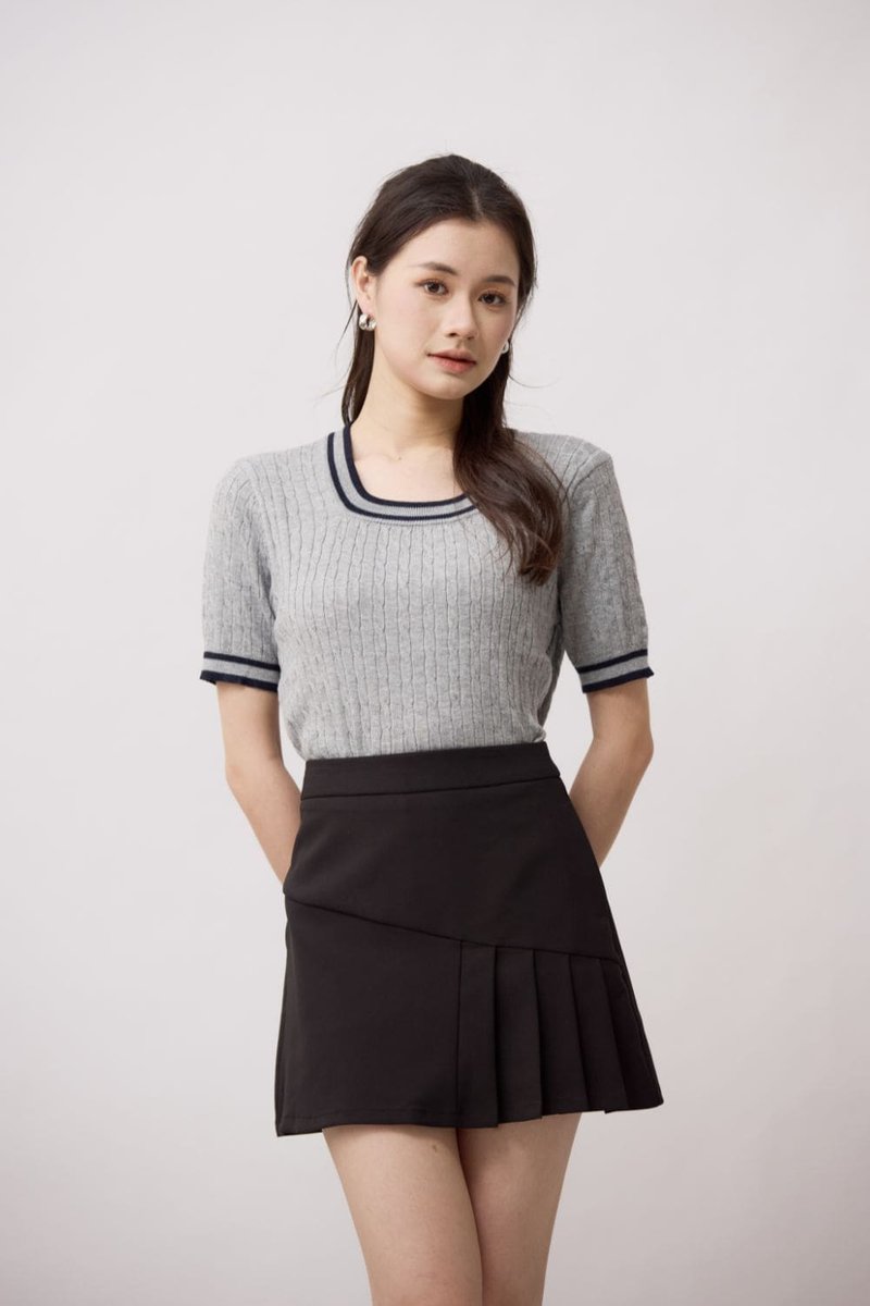 Vivara Pleated Skort Black