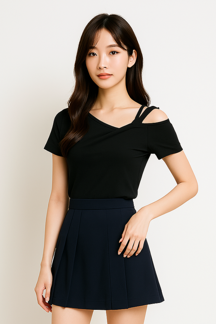 Livyana Skirt Dark Blue