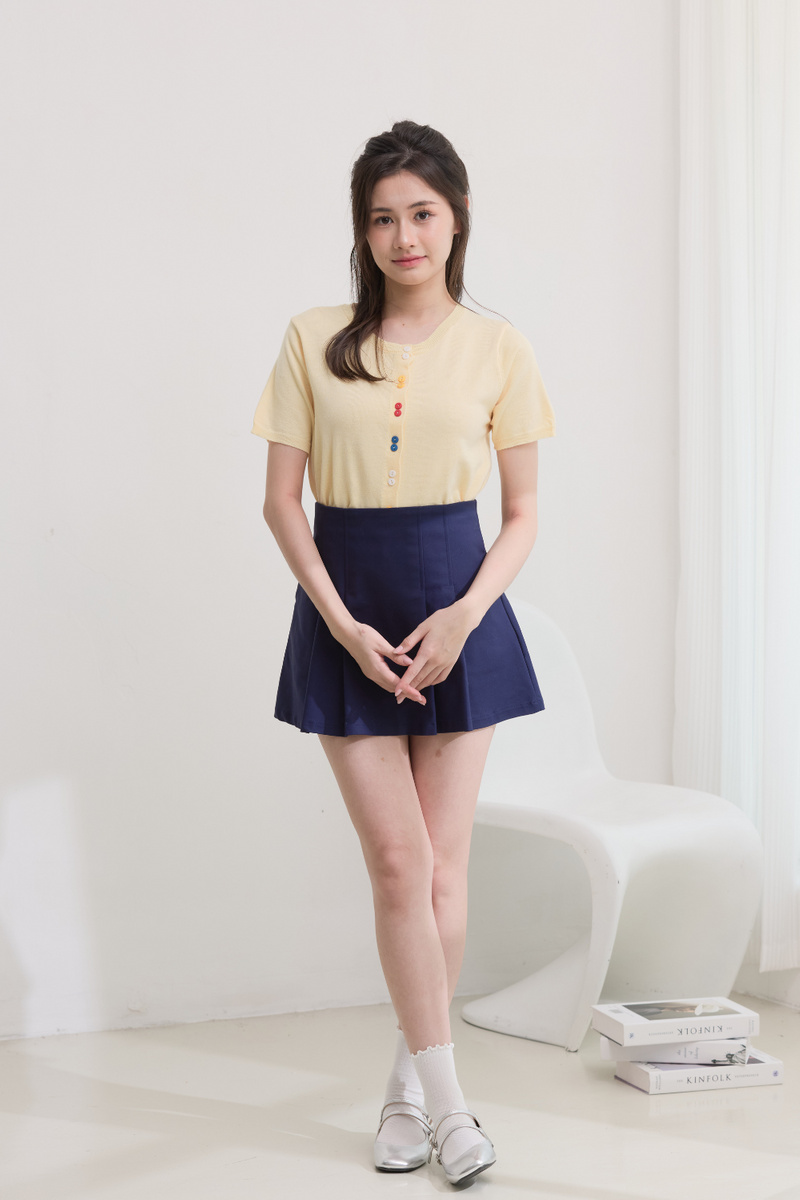 Lunora Knit Top Yellow