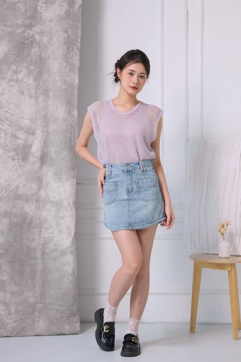 [BACKORDER] Liora Knit Two-Piece Tank Set Lilac