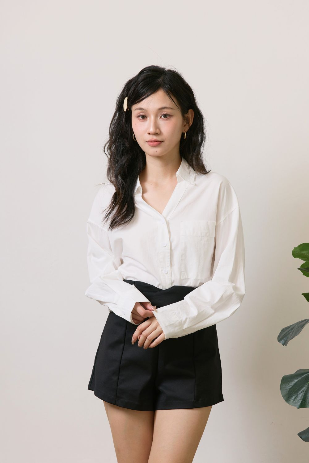 Jacqueline Oversized Shirt Ivory