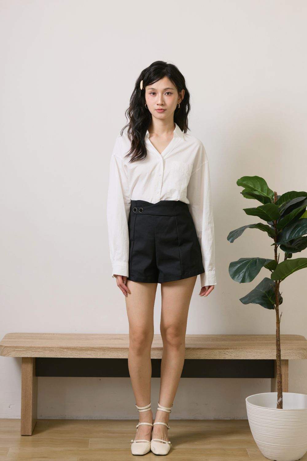 Jacqueline Oversized Shirt Ivory
