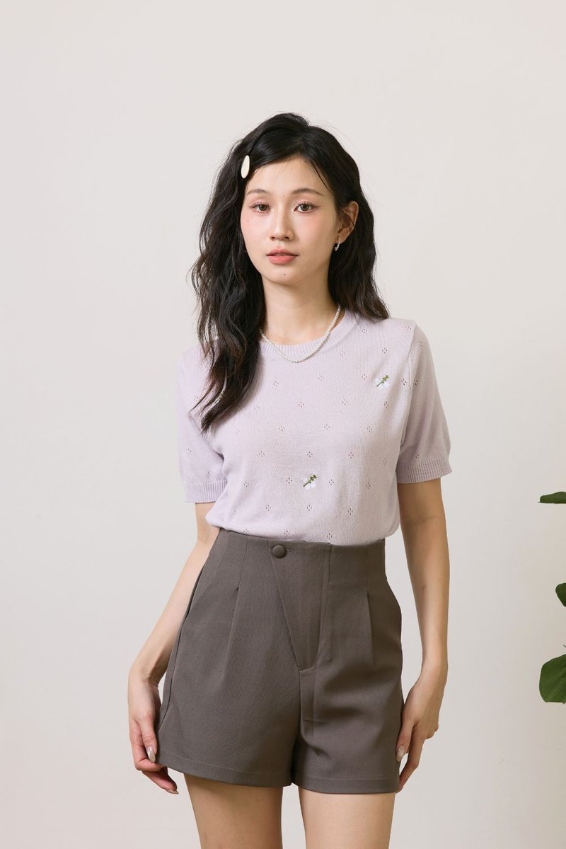 Gladys Tailored Shorts Grey