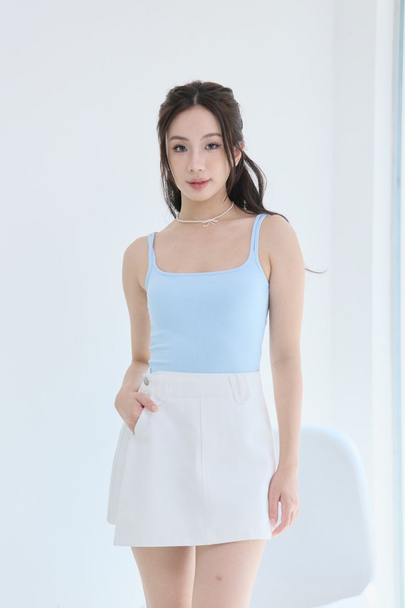 Esme Double Straps Camisole Sky