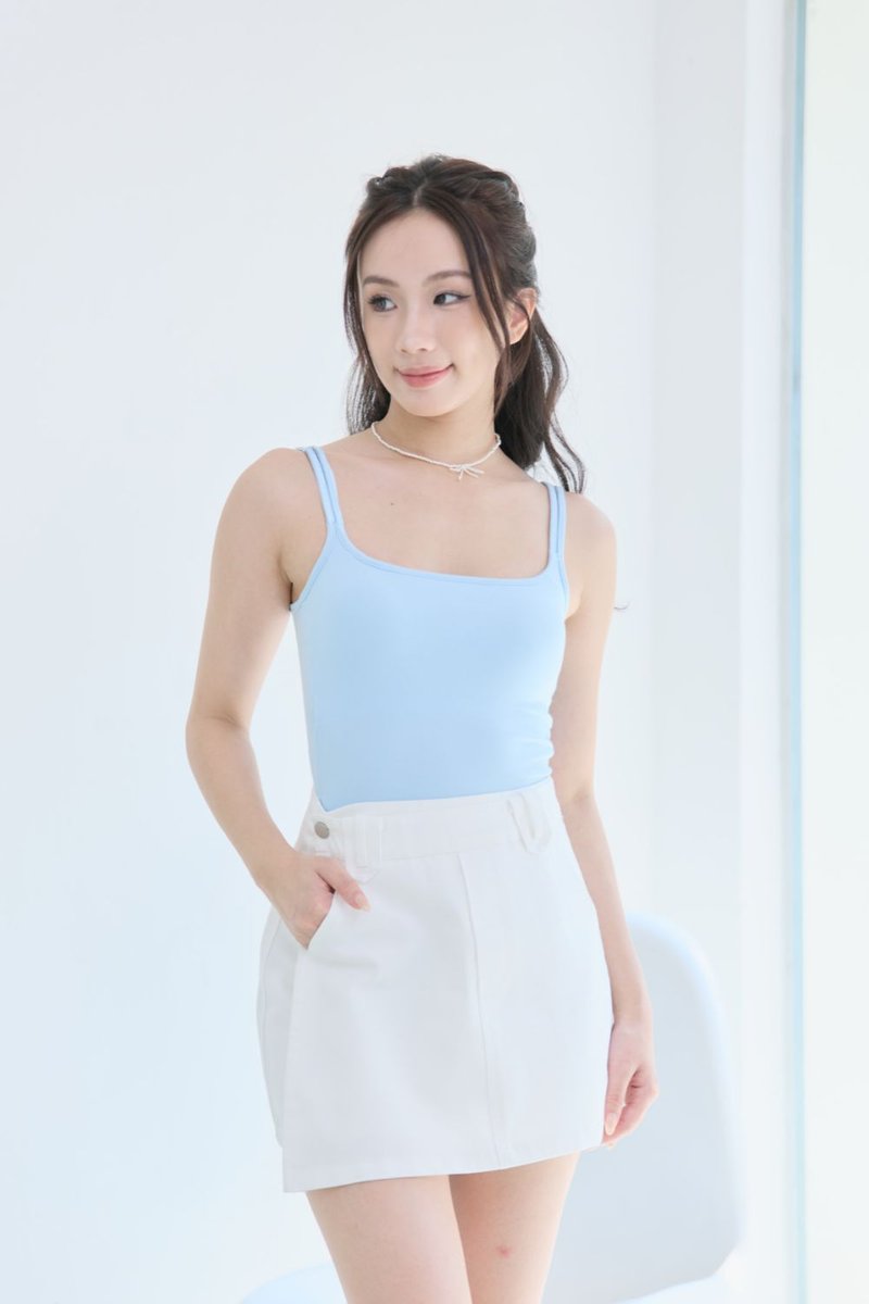 Esme Double Straps Camisole Sky