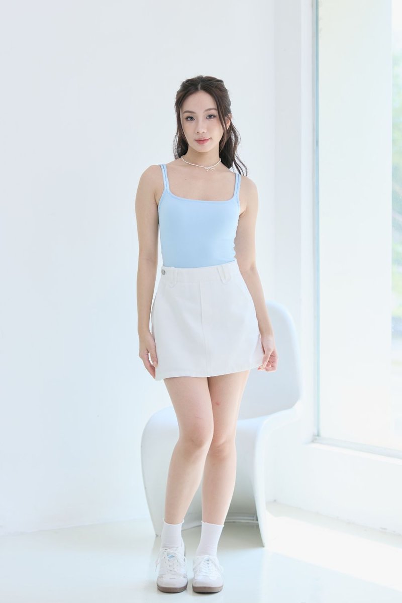 Esme Double Straps Camisole Sky