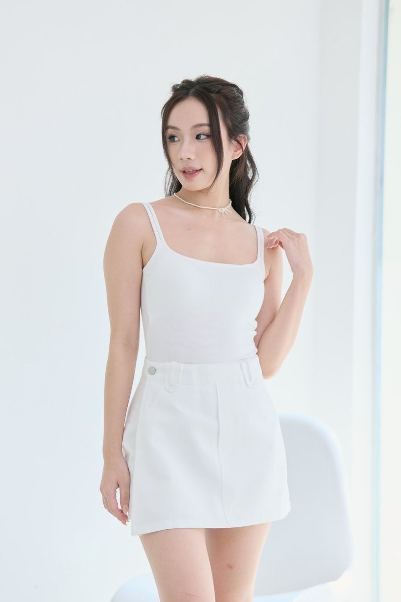 [BACKORDER] Esme Double Straps Camisole Ivory