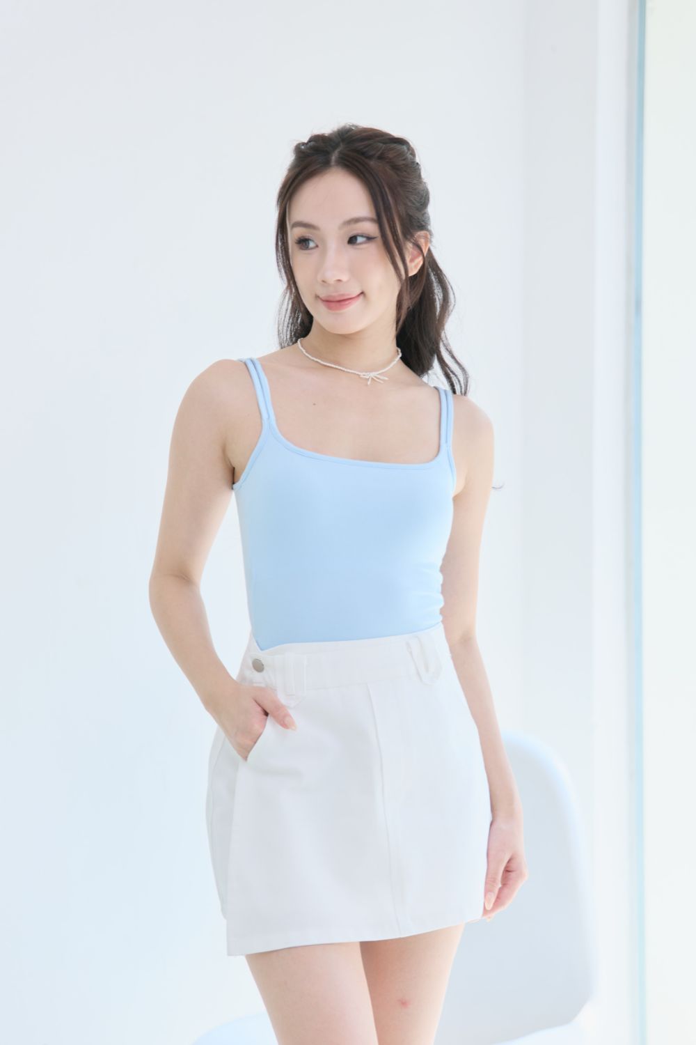 [RESTOCK] Esme Double Straps Camisole Sky