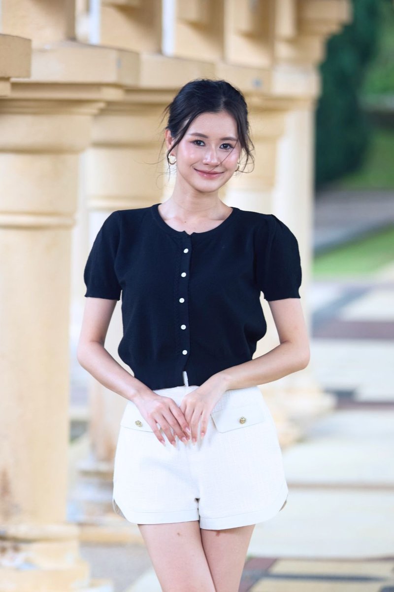 Lynette Knit Top Black