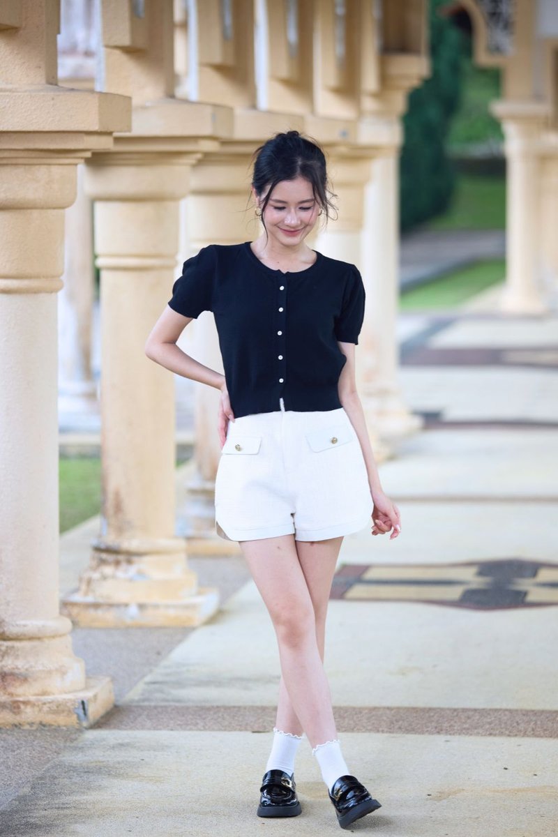 Lynette Knit Top Black