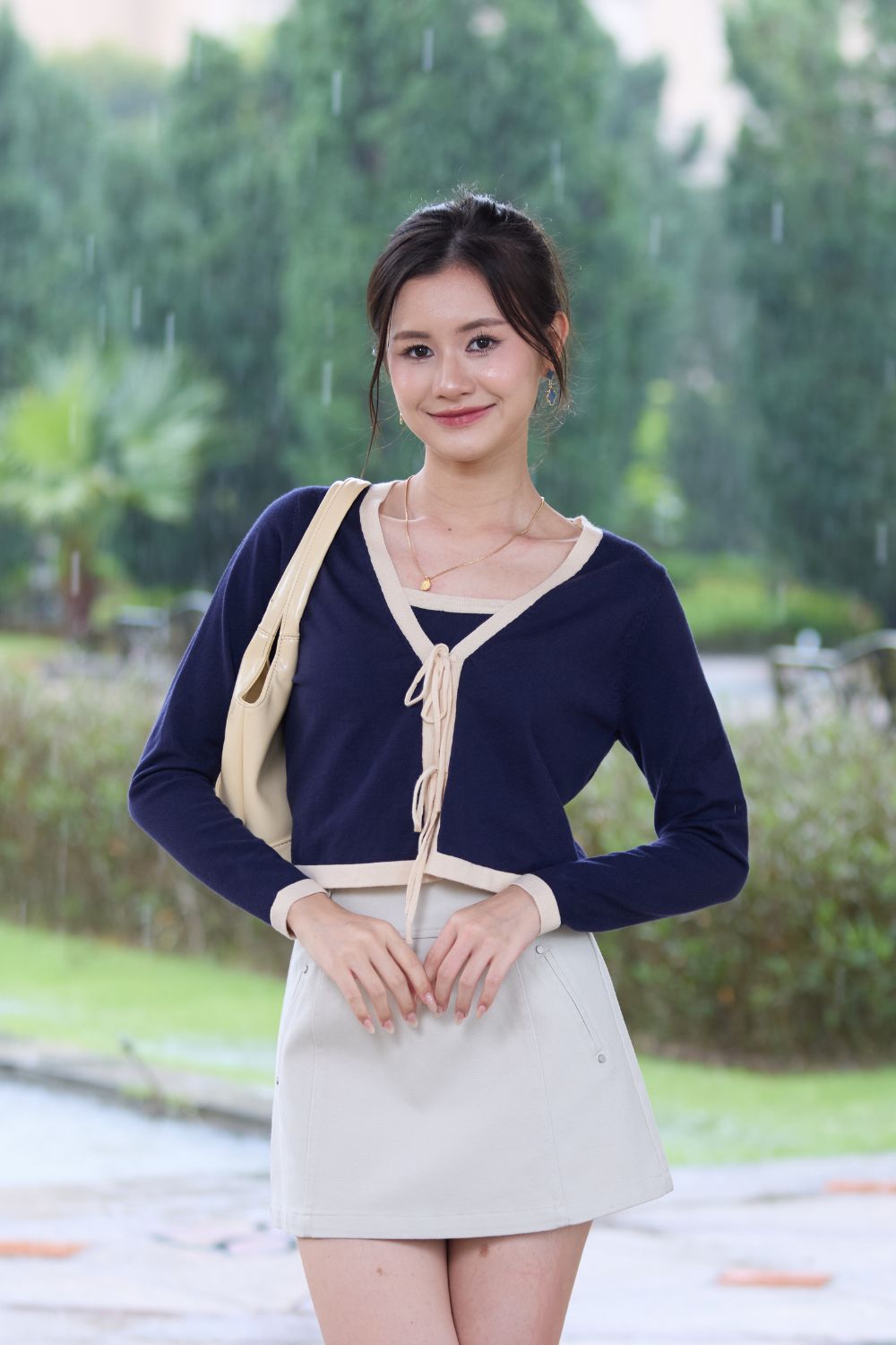 Lanie Cardigan Set Midnight