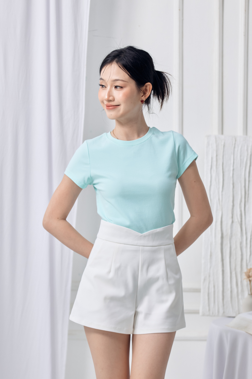 Véloire Shorts Ivory