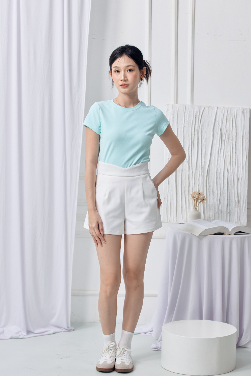 Véloire Shorts Ivory