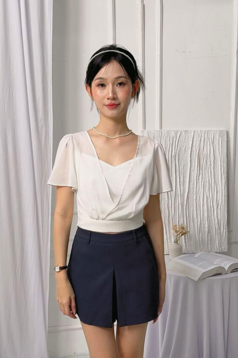 Talwyn Textured Shorts Midnight Talwyn Textured Shorts Midnight