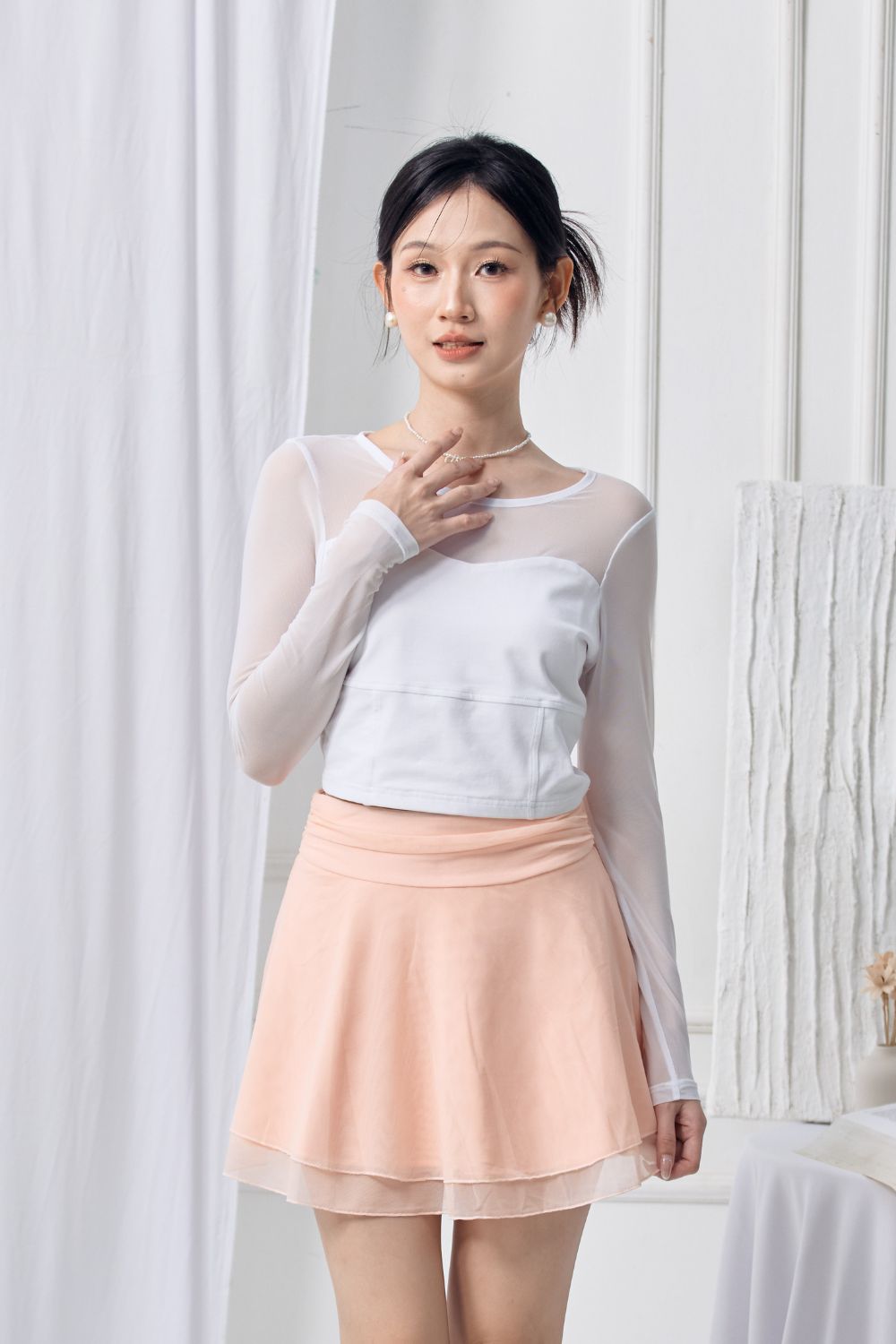 Arynn Skirt Blush