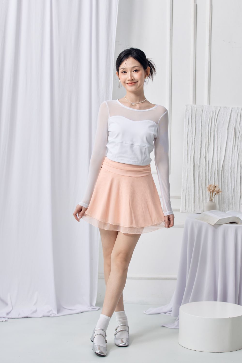 Arynn Skirt Blush