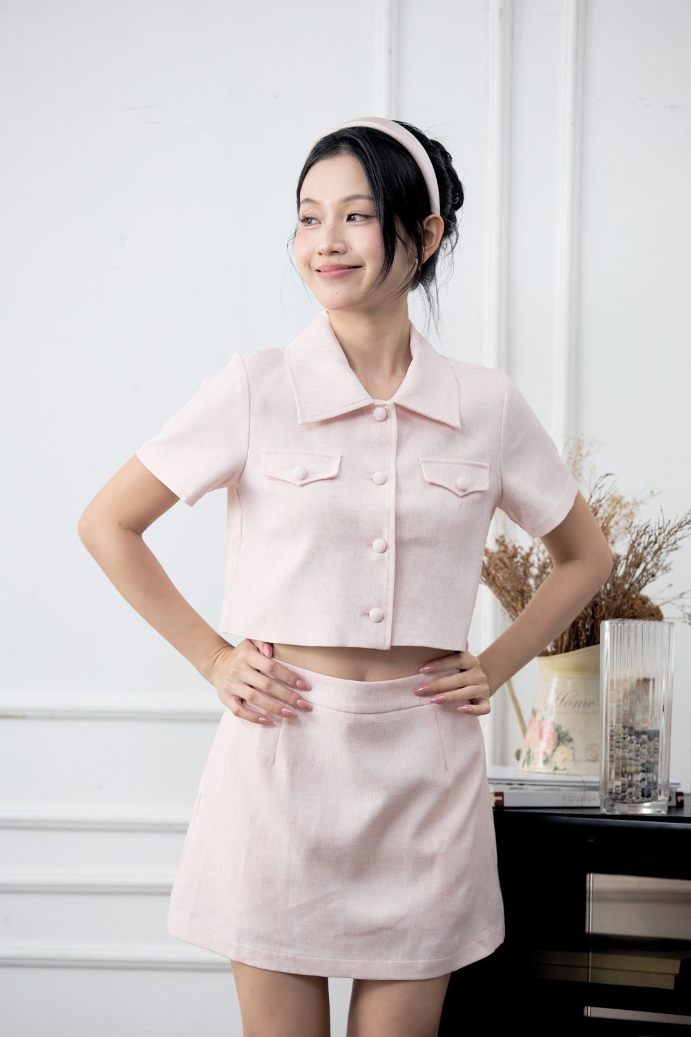 [RESTOCK] Orinée Basic Skirt Blush
