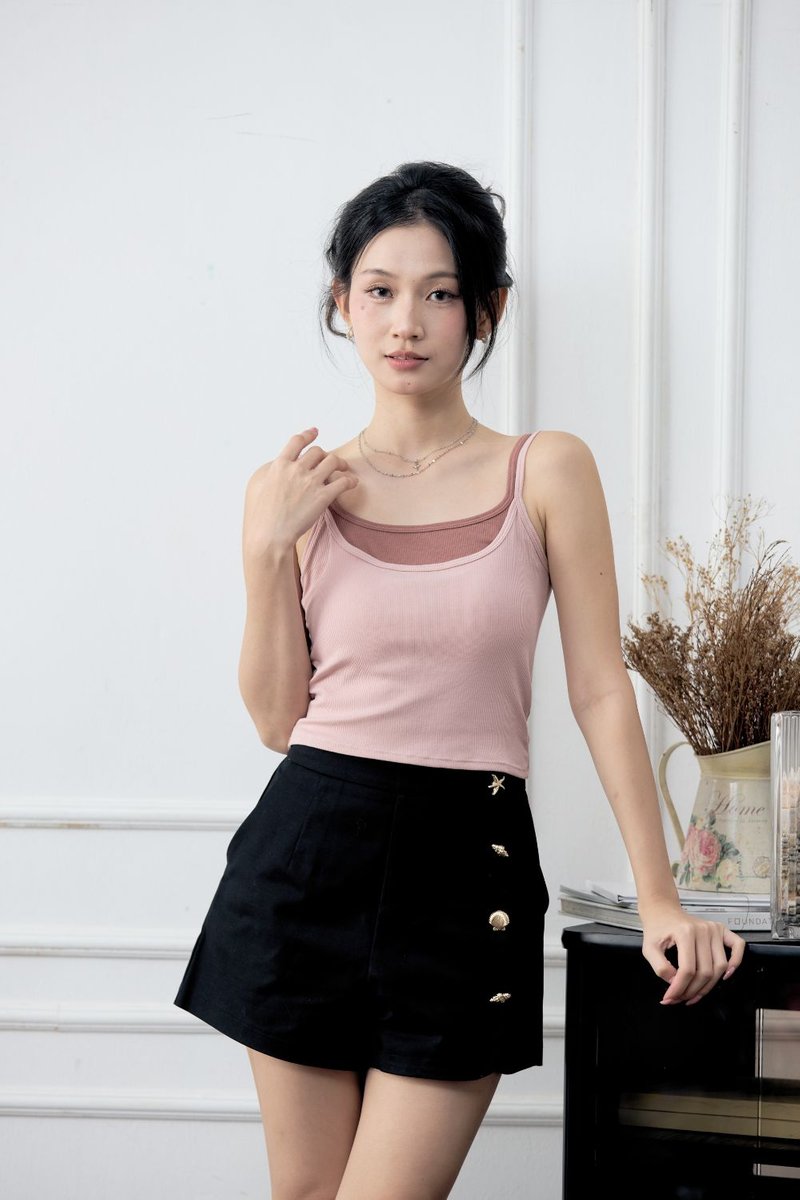 Arvys Sleeveless Top Blush