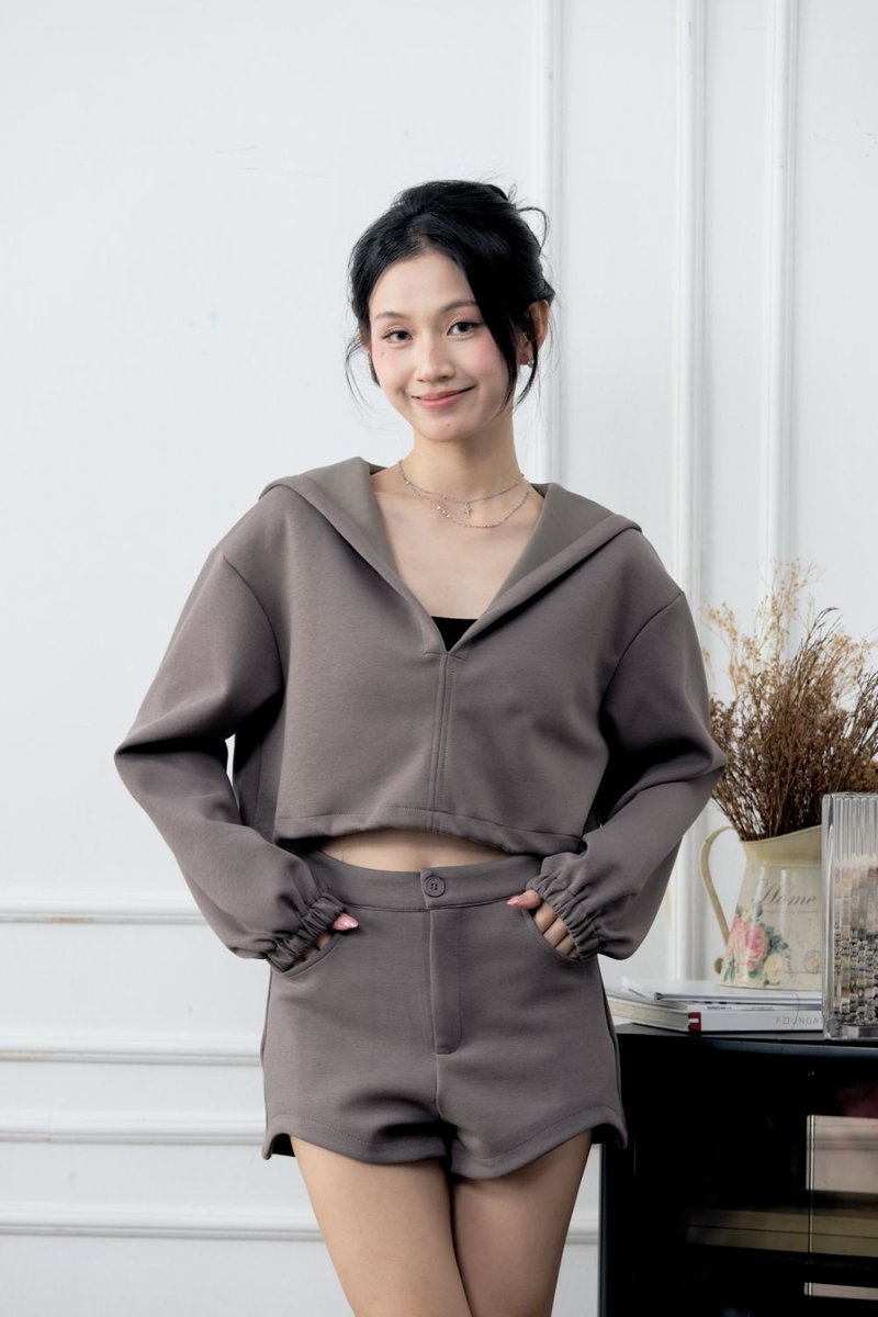 Kaitlyn Sweatshorts Dark Grey