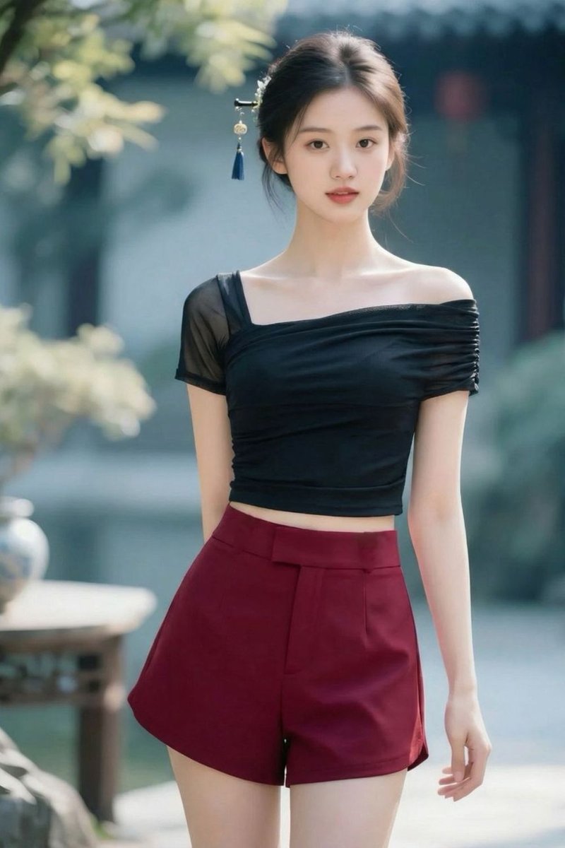 Lunavia Mesh Asymmetrical Sleeve Top Black