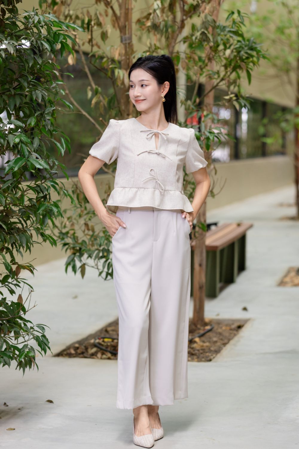 Thessaly Trousers Cream