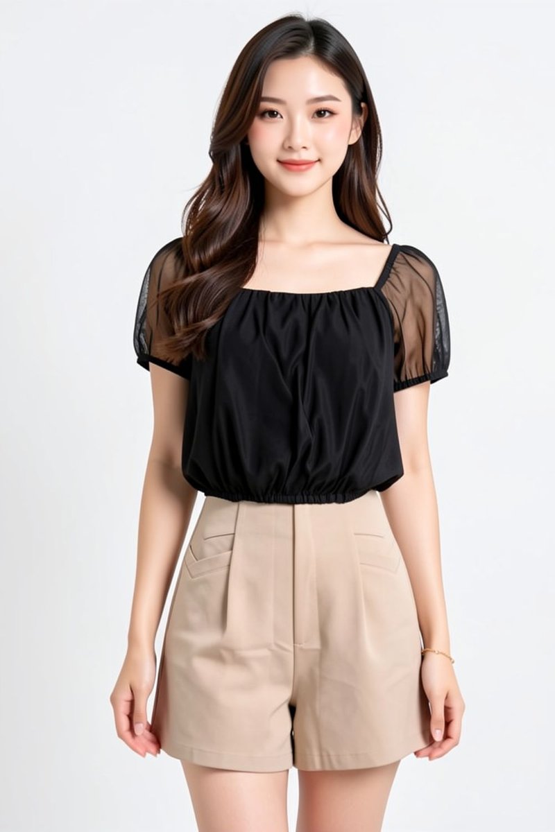 Viana Essential Shorts Cream