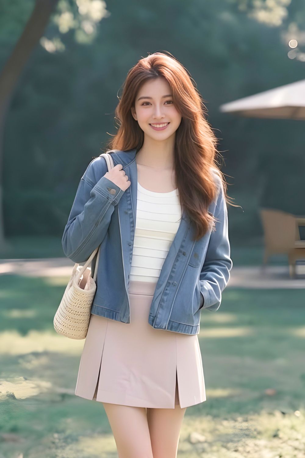 Aethra Denim Jacket Light Wash