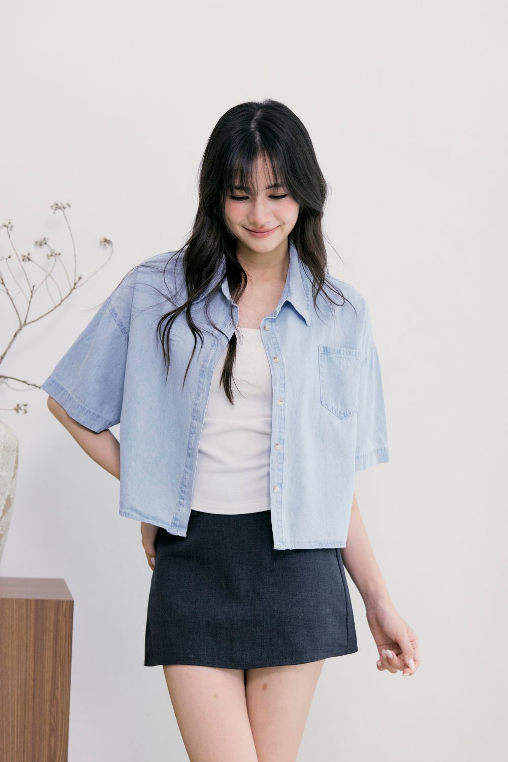 Claudette Denim Jacket Light Wash