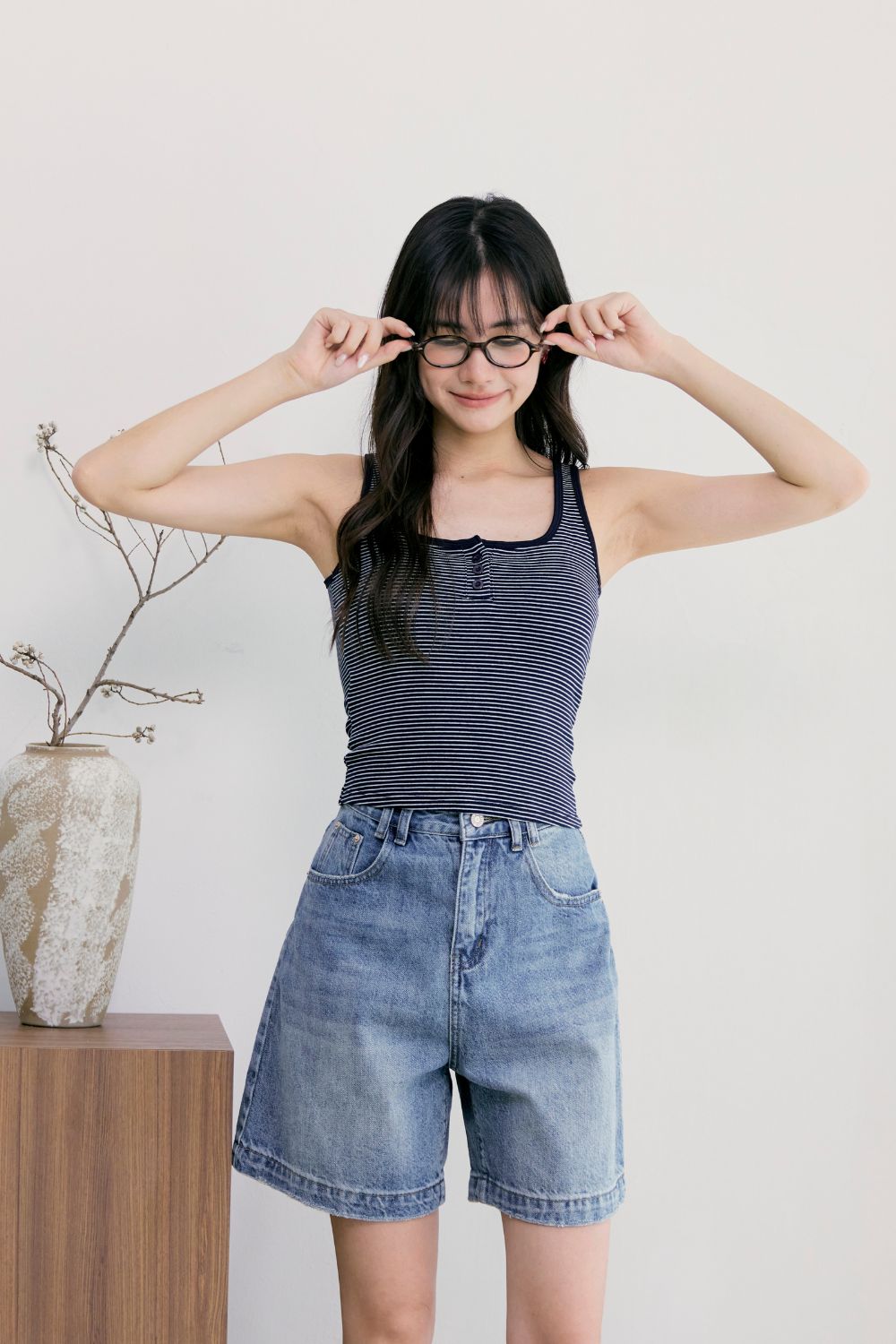 Hallie Padded Top Midnight