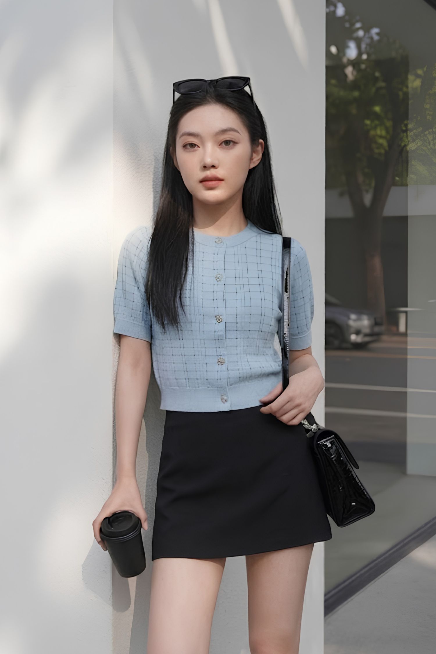 Althera Knit Top Sky