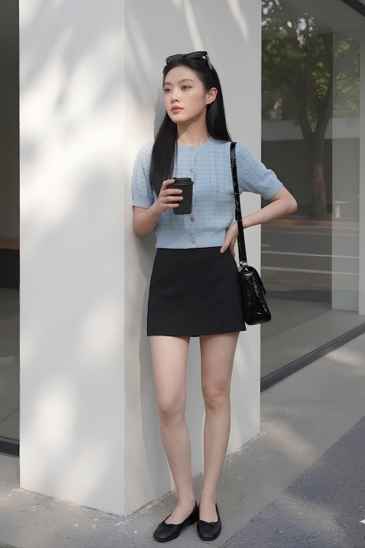 Althera Knit Top Sky