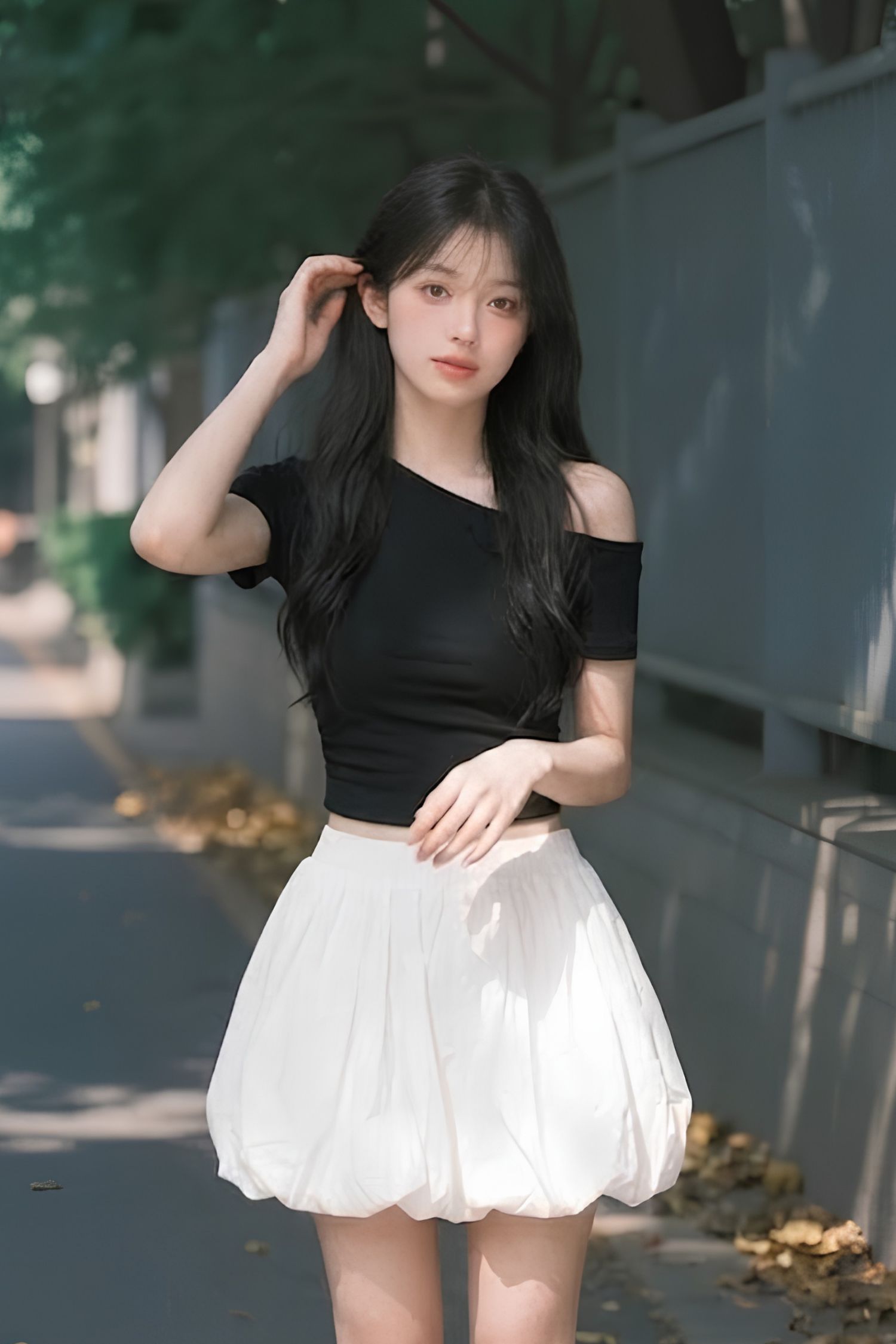 Marilyn Off Shoulder Top Black