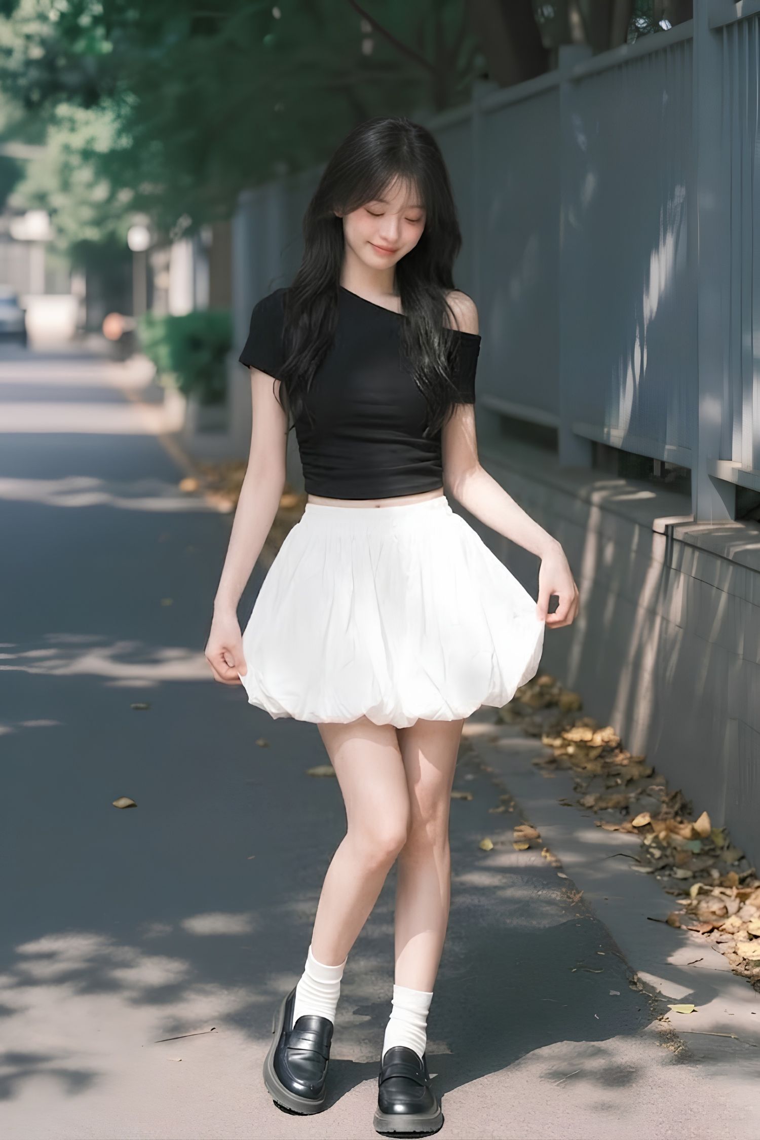 Marilyn Off Shoulder Top Black