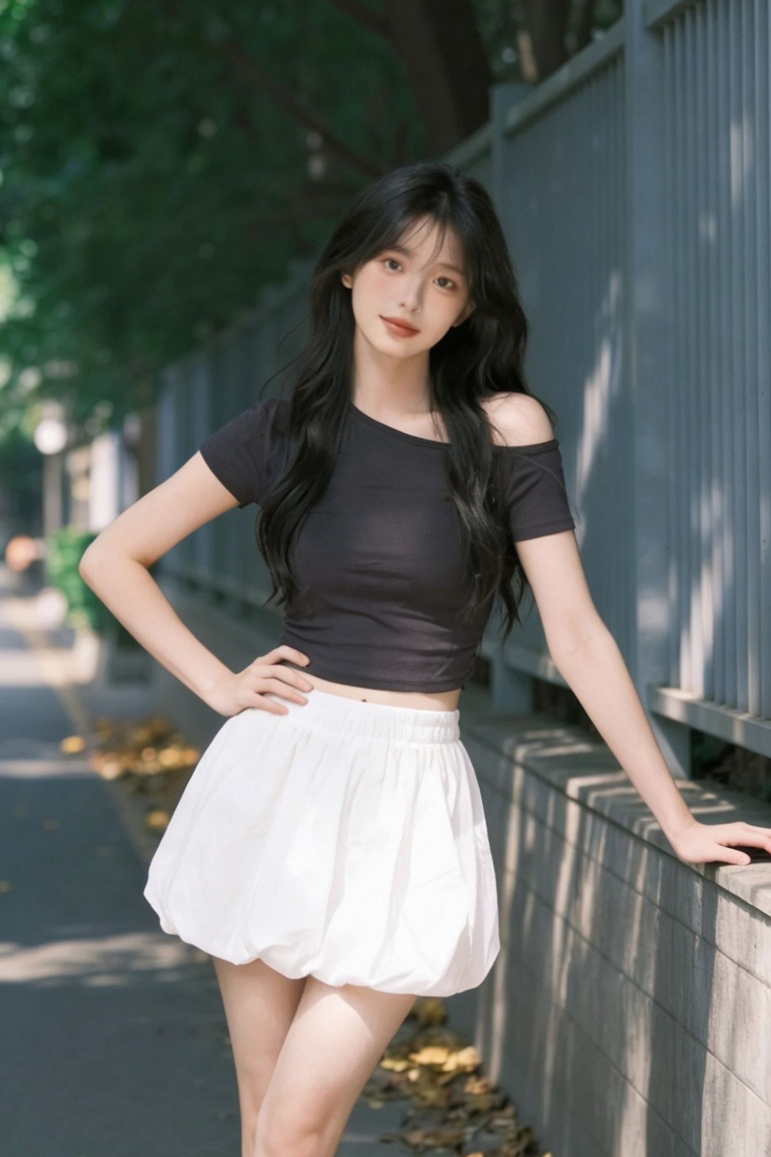 Marilyn Off Shoulder Top Grey