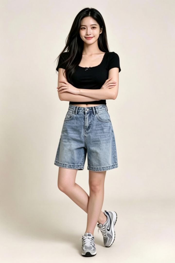 Andine Square Neck Padded Top Black