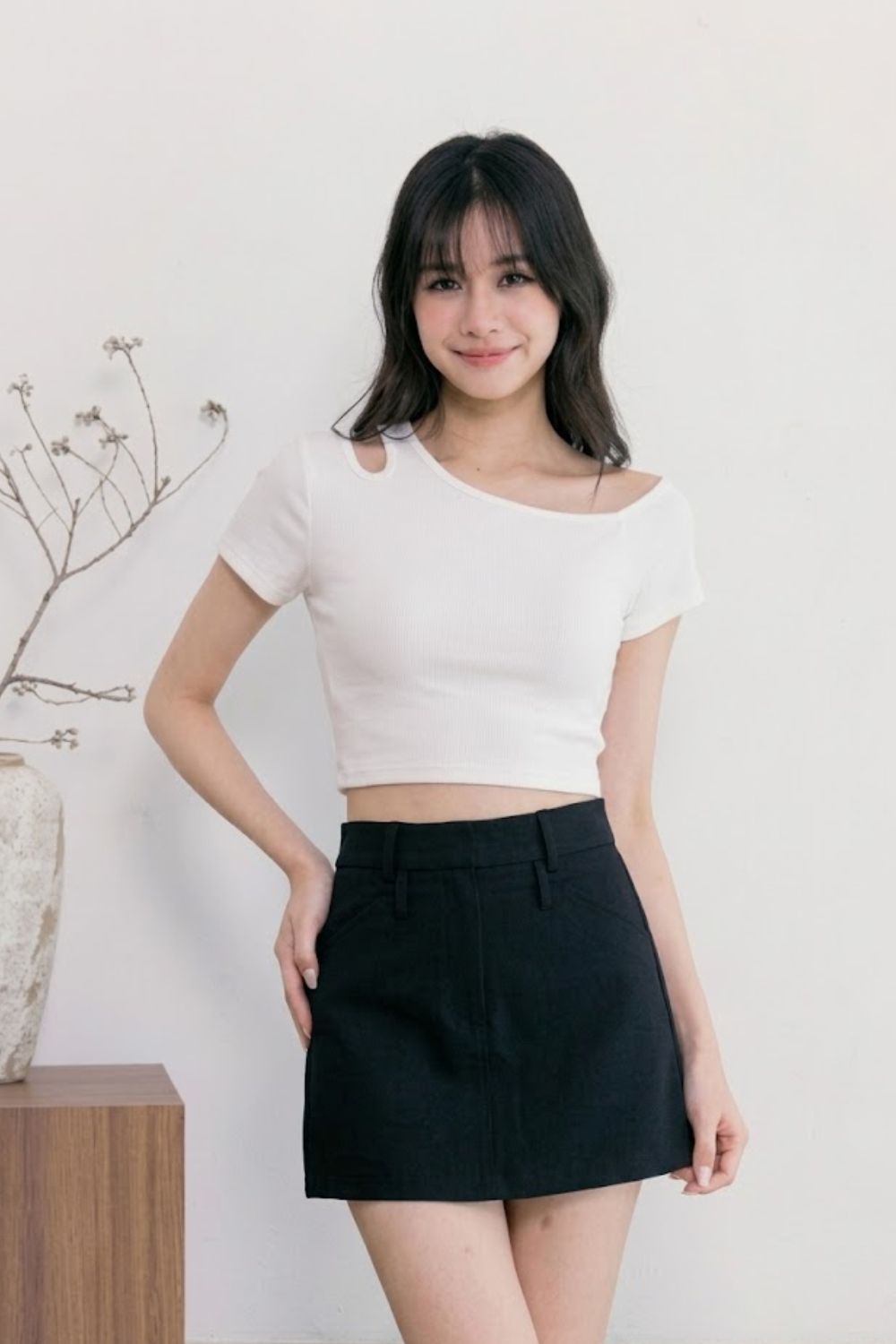 Cyrienne Skort Black